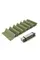 Килимок складаний IXPE Naturehike CNK2450WS044, алюмінієва плівка, 195x60х1,8 см, оливковий зелений