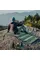Килимок складаний IXPE Naturehike CNK2450WS044, алюмінієва плівка, 195x60х1,8 см, оливковий зелений
