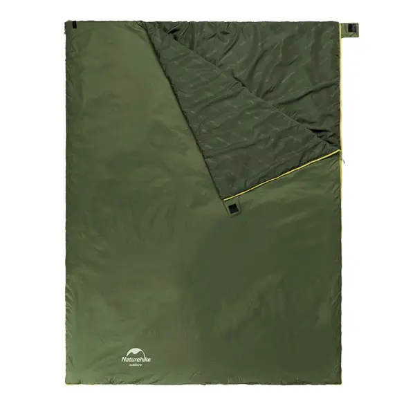 Спальний мішок Naturehike LW180 Mini NH21MSD04, лівий, XL, темно-зелений