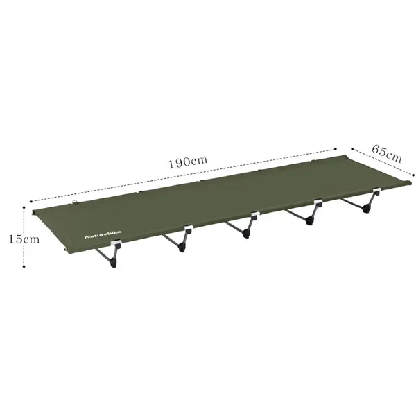 Кровать складная Naturehike XJC05 NH20JJ001, Полиэстер Oxford / алюминий, темно-зеленый