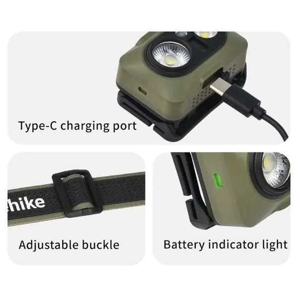 Фонарь налобный Naturehike CNK2450ZM010, коричневый