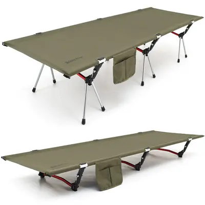 Кровать складная Naturehike ультралегкая NH19JJ006, алюминий, зеленый