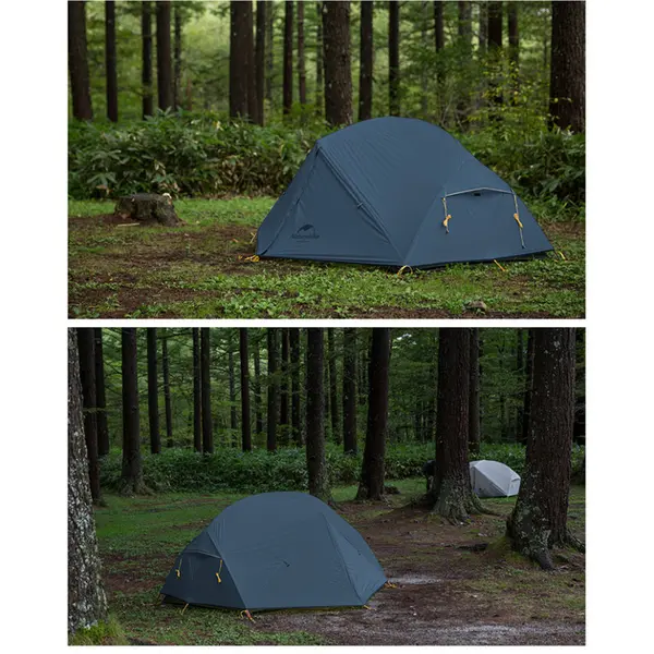 Палатка двухместная ультралегкая Naturehike Mongar UL NH19M002-J, синий