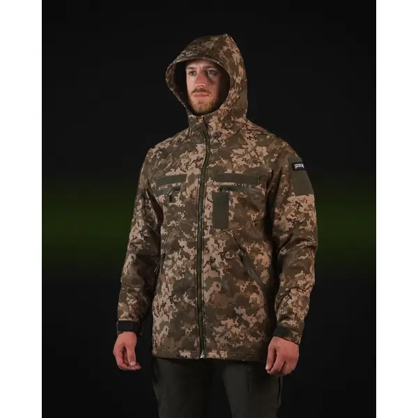Куртка Softshell BEZET Omega піксель