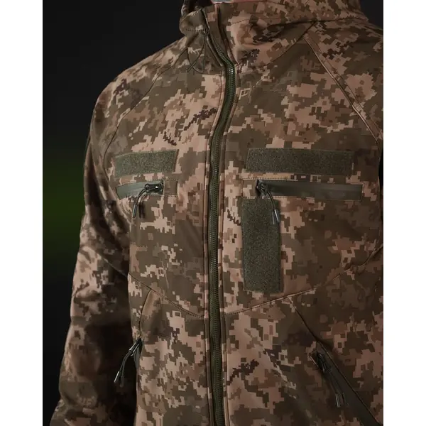 Куртка Softshell BEZET Omega піксель