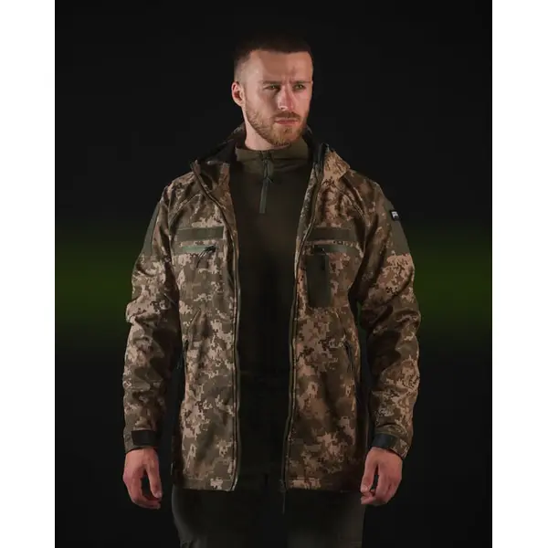 Куртка Softshell BEZET Omega піксель