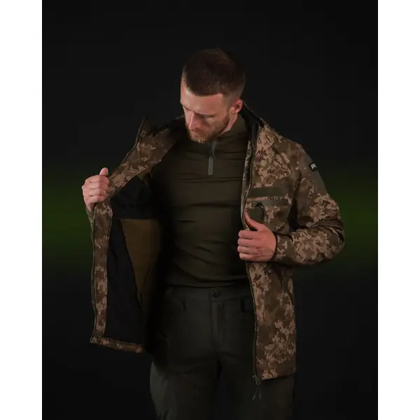 Куртка Softshell BEZET Omega піксель
