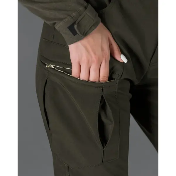 Зимові брюки карго тактичні Softshell BEZET Ешелон хакі