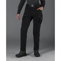 Зимові брюки карго жіночі тактичні Softshell BEZET Ешелон чорні