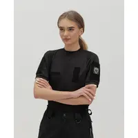 Футболка быстросохнущая тактическая женская BEZET черная