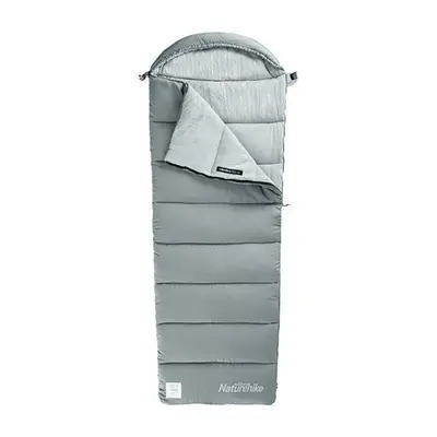 Спальник с капюшоном с обычным мешком для хранения Naturehike M400 CNK2350WS023, (1°C), левый, серый
