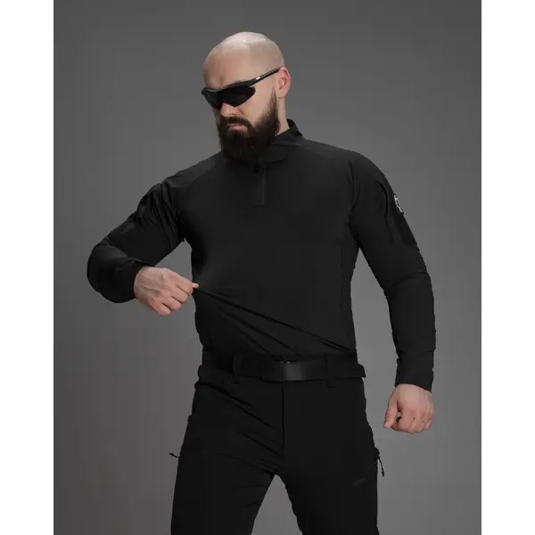 Сорочка тактична чоловіча BEZET Combat чорний