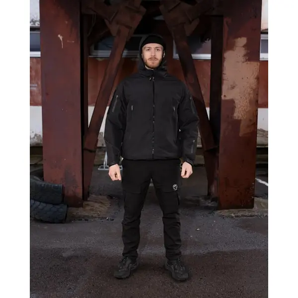 Куртка вітровка BEZET STALKER чорний