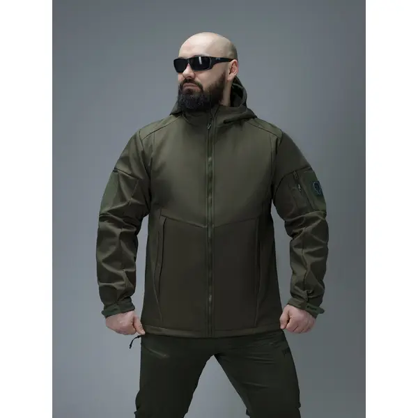 Куртка Softshell BEZET Робокоп GEN.III хакі