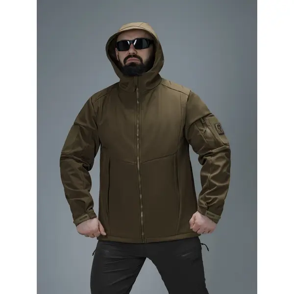 Куртка Softshell BEZET Робокоп GEN.III койот