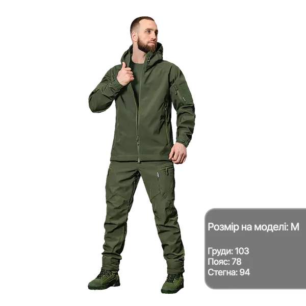 Куртка Stalker SoftShell Олива (7225), M