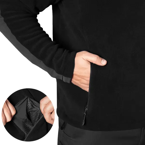 Кофта Commander НПУ Himatec 250 Чорна (8549), XXXXL