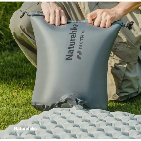Universal inflatable bag for Naturehike air mattresses, CNK2450PJ013, gray