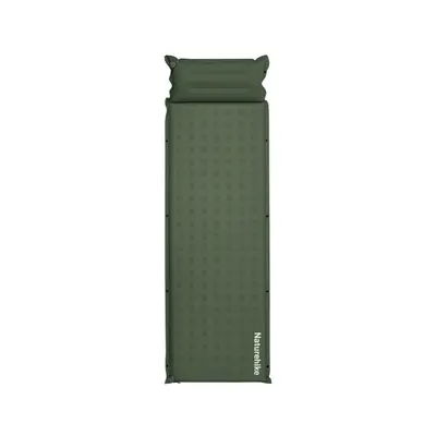Self-inflating mat with pillow, single, Naturehike CNK2550WS025, 60 mm, green
