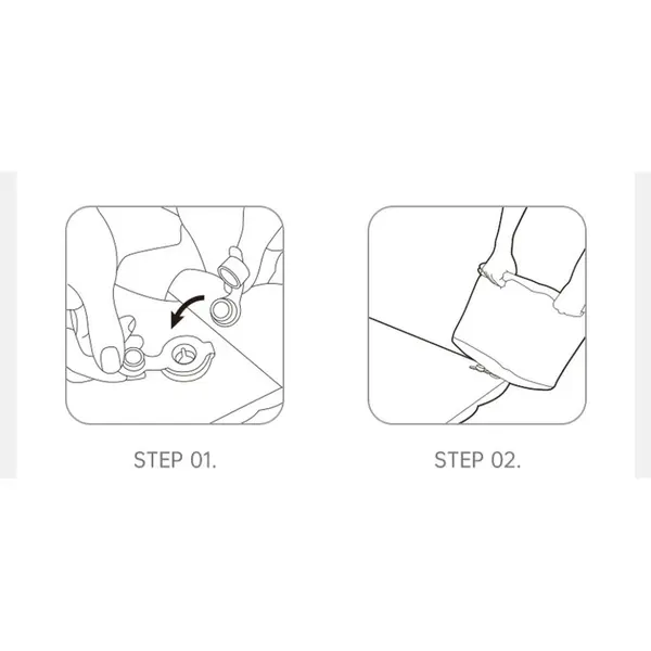 Naturehike CNK2550WS019 single air mattress, 65 mm, with inflation bag, blue Naturehike CNK2550WS019 single air mattress, 65 mm, with inflation bag, blue