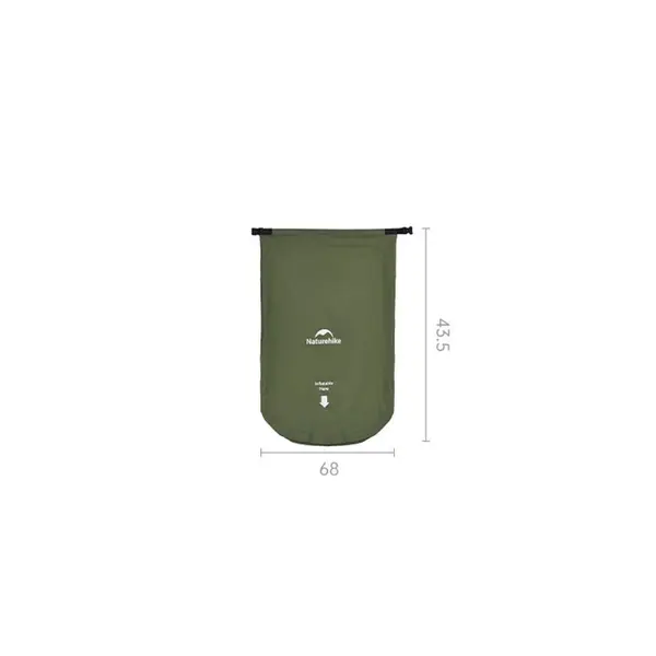 Single air mattress Naturehike CNK2550WS019, 65 mm, with inflation bag, green Single air mattress Naturehike CNK2550WS019, 65 mm, with inflation bag, green