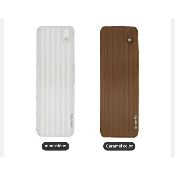 Naturehike CNK2450WS035 single inflatable mattress, 95 mm, with built-in pump, brown Naturehike CNK2450WS035 single inflatable mattress, 95 mm, with built-in pump, brown