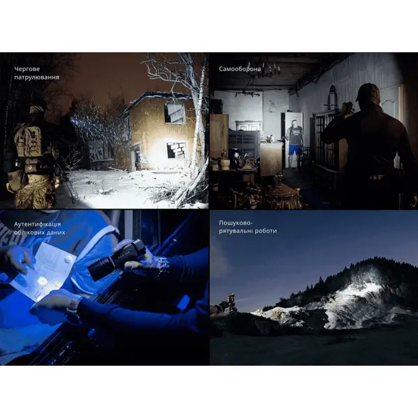 Ліхтар тактичний Fenix TK35R з УФ світлом