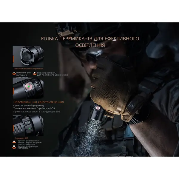 Ліхтар тактичний ручний Fenix PD35R ACE