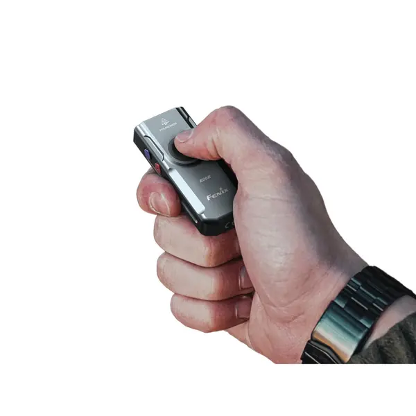 Фонарь наключительный Fenix E06R серый