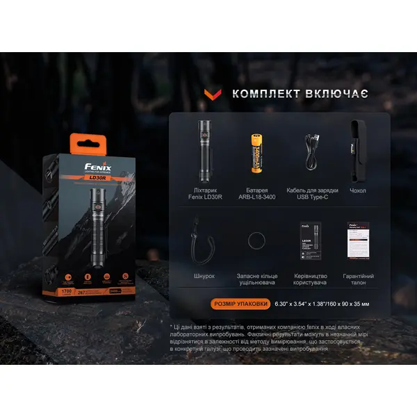 Ліхтар ручний Fenix LD30R