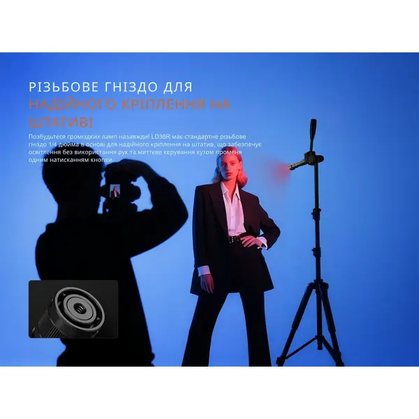 Ліхтар ручний Fenix LD36RB чорний