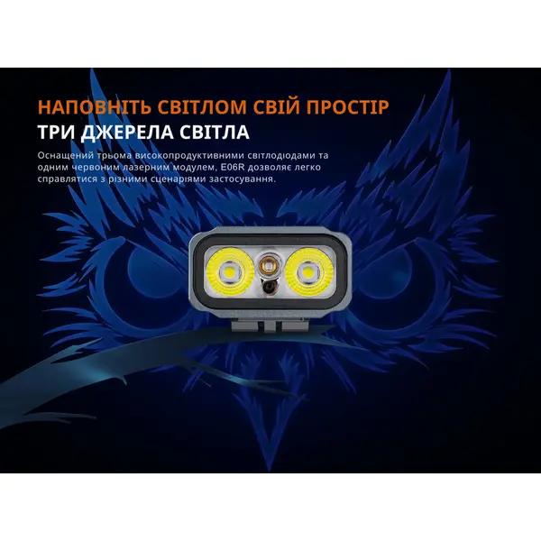 Ліхтар наключний Fenix E06R, білий | Лімітована серія