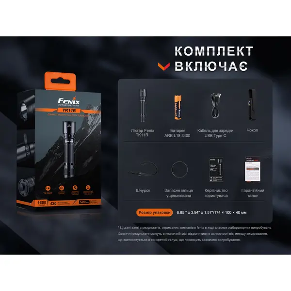 Ліхтар ручний Fenix TK11R