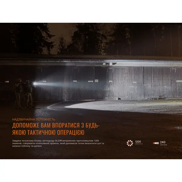 Ліхтар до пістолета Fenix GL23R з лазерним прицілом