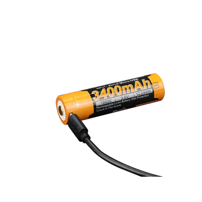 Акумулятор 18650 Fenix (3400 mAh) micro usb зарядка