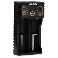 Зарядное устройство для Liitokala Lii-202, Ni-Mh/Li-ion/Li-Fe/LiFePO4, USB, Powerbank, LED, Box
