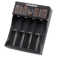 Зарядное устройство для Liitokala Lii-402, Ni-Mh/Li-ion/Li-Fe/LiFePO4, USB, Powerbank, LED, Box