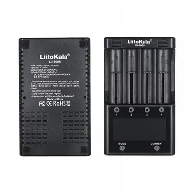Універсальний інтелектуальний зарядний пристрій LiitoKala Lii-500S EU + автомобільний кабель