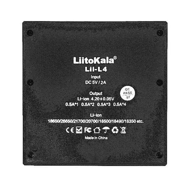 Універсальний  зарядний пристрій LiitoKala Lii-L4 на 4 канали