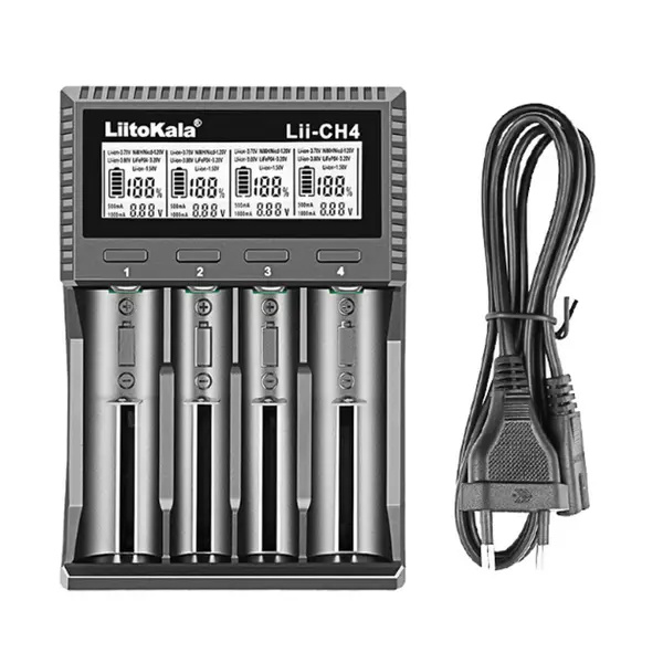 Універсальний  зарядний пристрій LiitoKala Lii-CH4 5V 2A на 4 канали