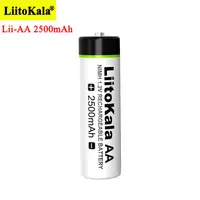 Пальчиковый аккумулятор LiitoKala AA на 2500мАч 1.2V