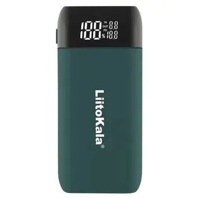 Зарядний пристрій-павербанк LiitoKala Lii-MP2  на 2 канали для акумуляторів, зелений