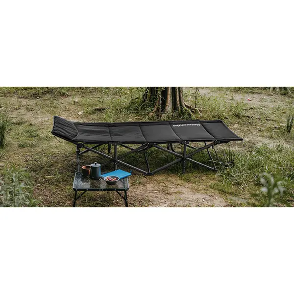 Ліжко складане Naturehike CNK2300WS010, Поліестер Oxford / залізо, чорний