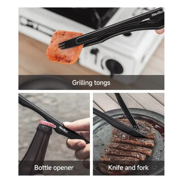 Набір кухонного посуду кемпінговий NexTool Outdoor Cooking set, 6 предметів