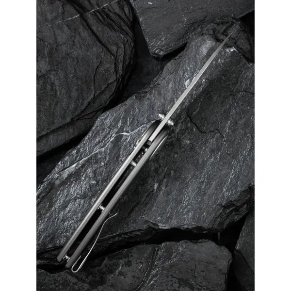 Ніж складаний туристичний Civivi Starflare, (8.4 см) Nitro-V / Aluminum сірий