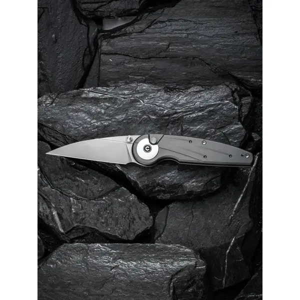 Ніж складаний туристичний Civivi Starflare, (8.4 см) Nitro-V / Aluminum сірий