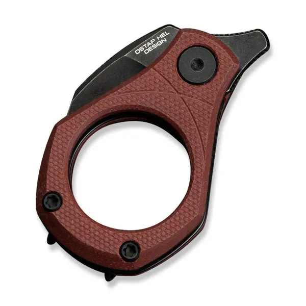 Ніж складаний кишеньковий Civivi Pyrus, (1.6 см) 14C28N / G10 темно-червоний