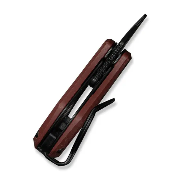 Ніж складаний кишеньковий Civivi Pyrus, (1.6 см) 14C28N / G10 темно-червоний