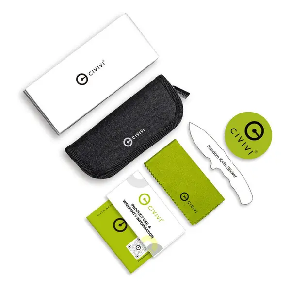 Ніж складаний кишеньковий Civivi Pyrus, (1.6 см) 14C28N / G10 темно-червоний