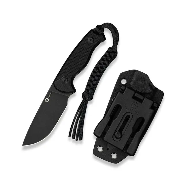 Ніж фіксований тактичний Civivi Timberbark, (8.1 см) 14C28N / G10 чорний